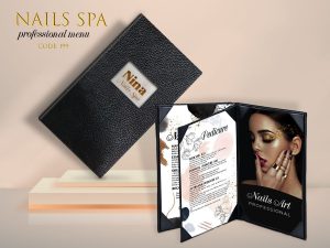  loại menu cơ bản cho tiệm nail, spa và nhà hàng