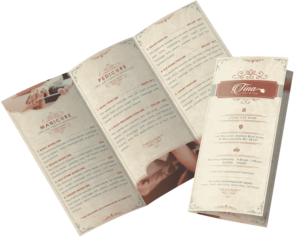 thiet ke brochure tiem nail