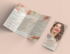 brochure nail salon