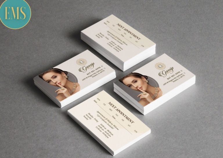 Ems Marketing ý tưởng giải pháp hiệu quả cao cho ngành Nail và Spa Businesscardnail-768x545