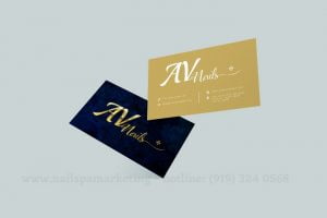 mau business card nail spa dep tai texas
