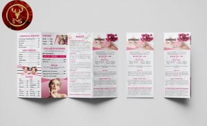 template brochure nail and spa dep