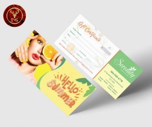 gift certificate nail for vacation summer