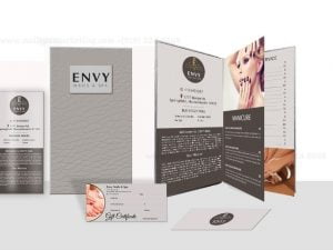 thiet ke menu nail and spa dep tai texas